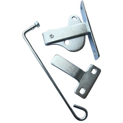 Heavy Duty gate D latch lock with striker and handle5